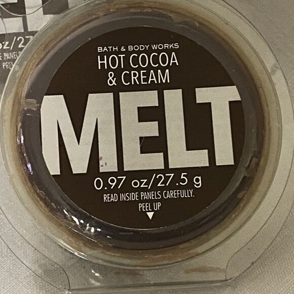 BATH & BODY WORKS Hot Cocoa & Cream Wax Melt Home Fragrance NEW Seasonal 0.97 oz - Picture 2 of 3
